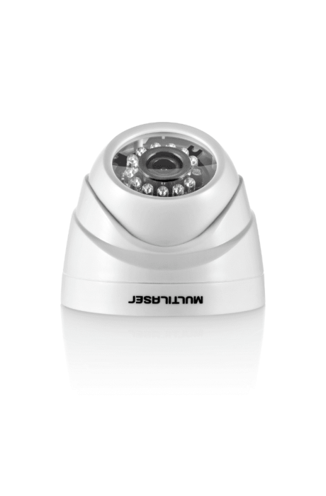 Câmera de Segurança Dome Plástico AHDM 960p 2.8mm - 24 leds - Branca - SE146