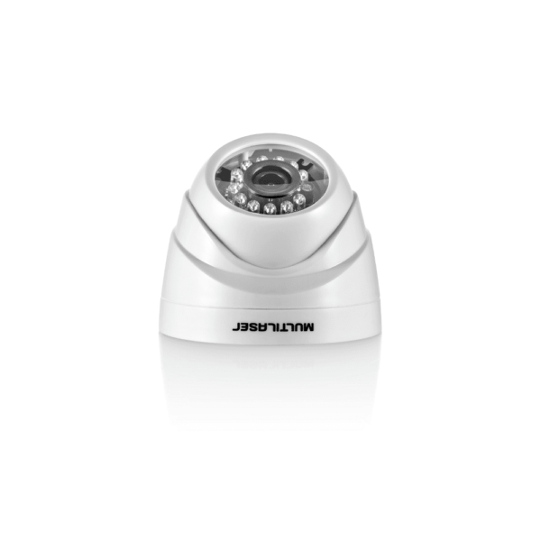 Câmera de Segurança Dome Plástico AHDM 960p 2.8mm - 24 leds - Branca - SE146